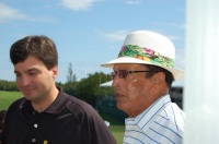 Jaime A. Lopez Diaz, Minister of Tourism for Puerto Rico with Chi Chi Rodriguez